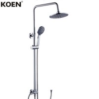 Polished Surface Bathroom Shower Sets Mixer Faucet